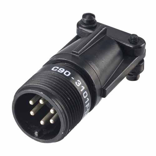 C90-3101F14S-6P - 6 Pos. Circular Cable Conn. Plug contact