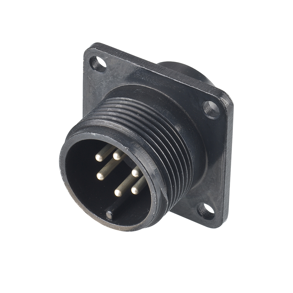 Circular Panel Mount Connector - C90-3102R14S-6P | Harwin