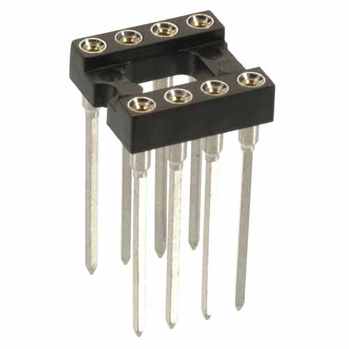 D0806-42 - 3+3 Pos. Female DIL Vertical Wire Wrap IC Socket