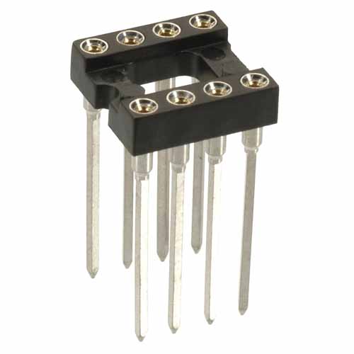 D0820-42 - 10+10 Pos. Female DIL Vertical Wire Wrap IC Socket