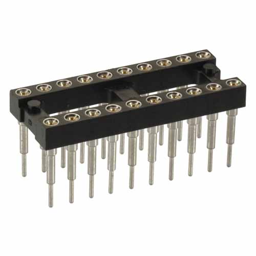 D95020-42 - 10+10 Pos. Female DIL Extended Throughboard IC Socket