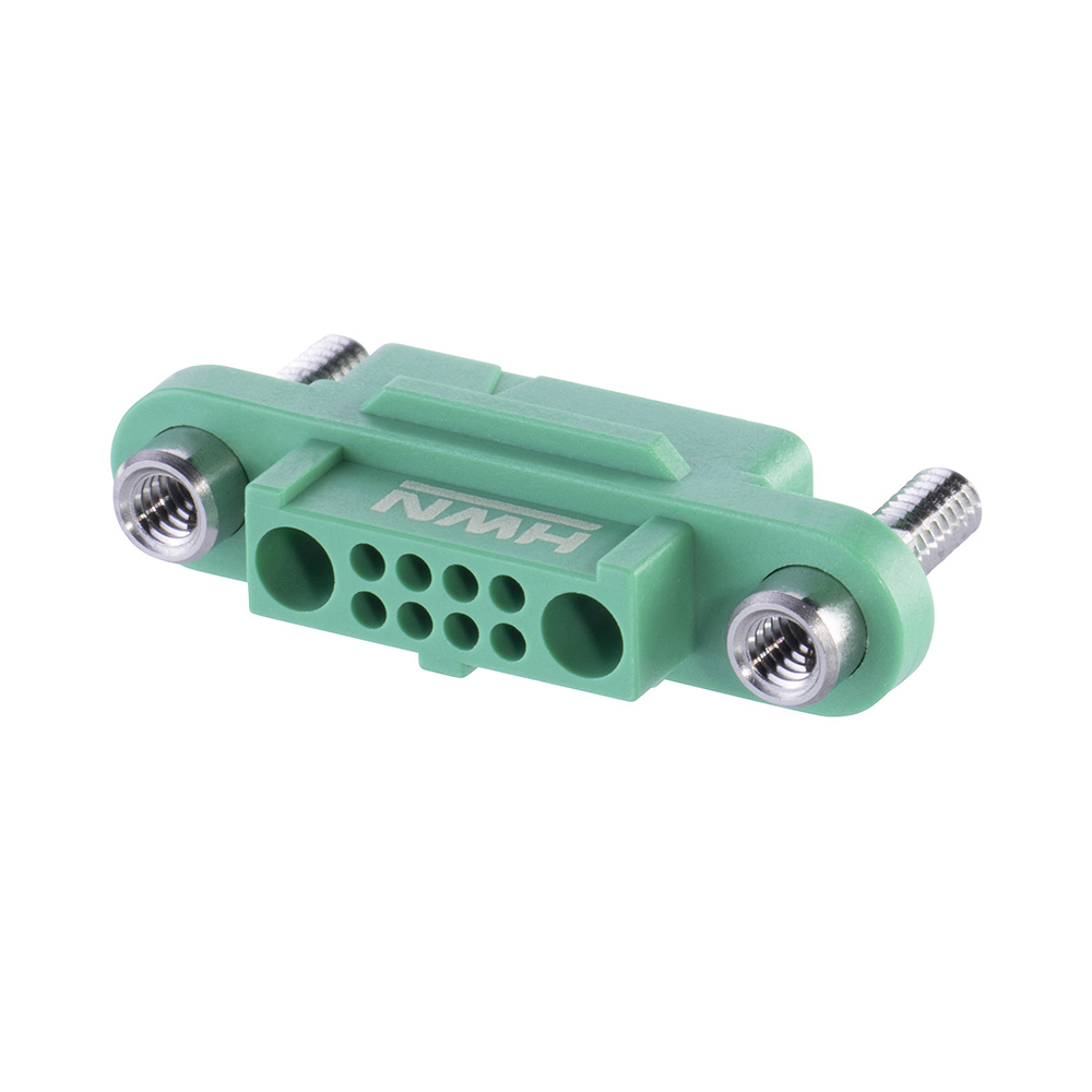 G125-22496F3-01-08-01 - 8+2 Pos. Female Cable Housing, Screw-Lok Reverse Fix Panel Mount