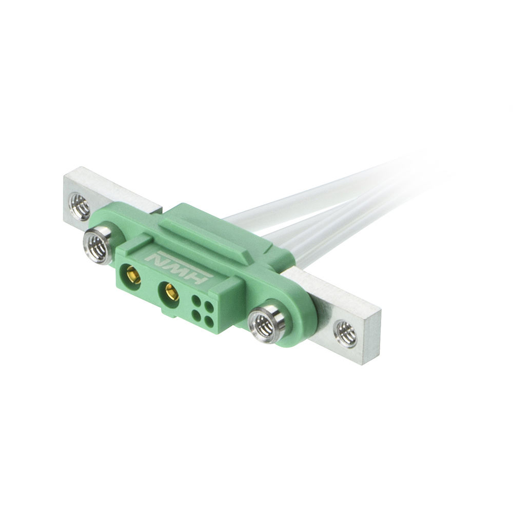 G125-22496F5-02-04-00 - 4+2 Pos. Female Cable Housing, Screw-Lok Reverse Fix Panel Mount