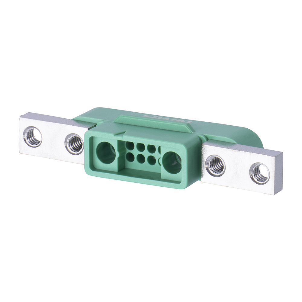 G125-32496M5-01-08-01 - 8+2 Pos. Male Cable Housing, Screw-Lok Panel Mount