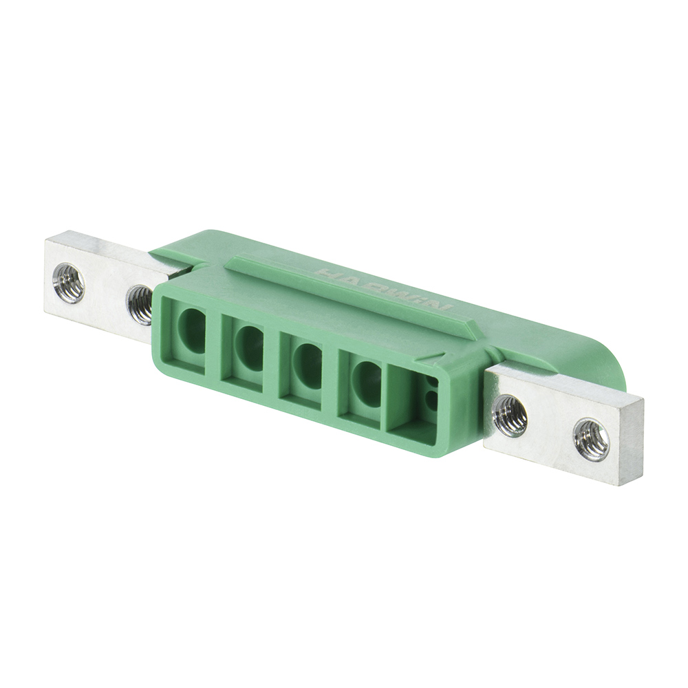 G125-32496M5-04-04-00 - 4+4 Pos. Male Cable Housing, Screw-Lok Panel Mount