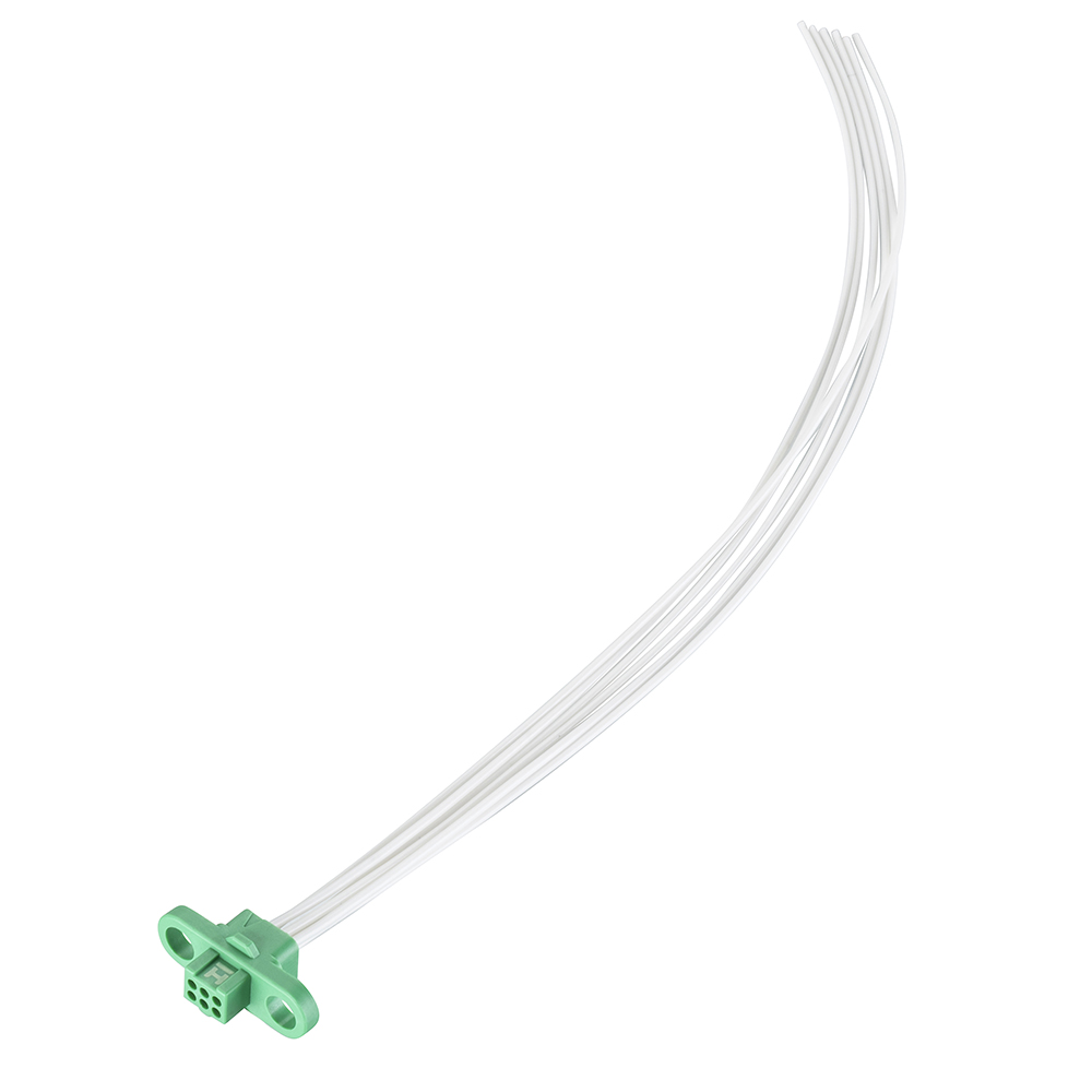 G125-FC10605F0-0450L - 3+3 Pos. Female DIL 26AWG Cable Assembly, 450mm, single-end, no Screw-Lok