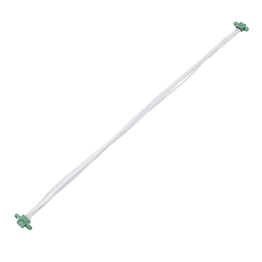 G125-FC21005F0-0150F0 - 5+5 Pos. Female DIL 28 AWG Cable Assembly, 150mm, double-end, no Screw-Lok