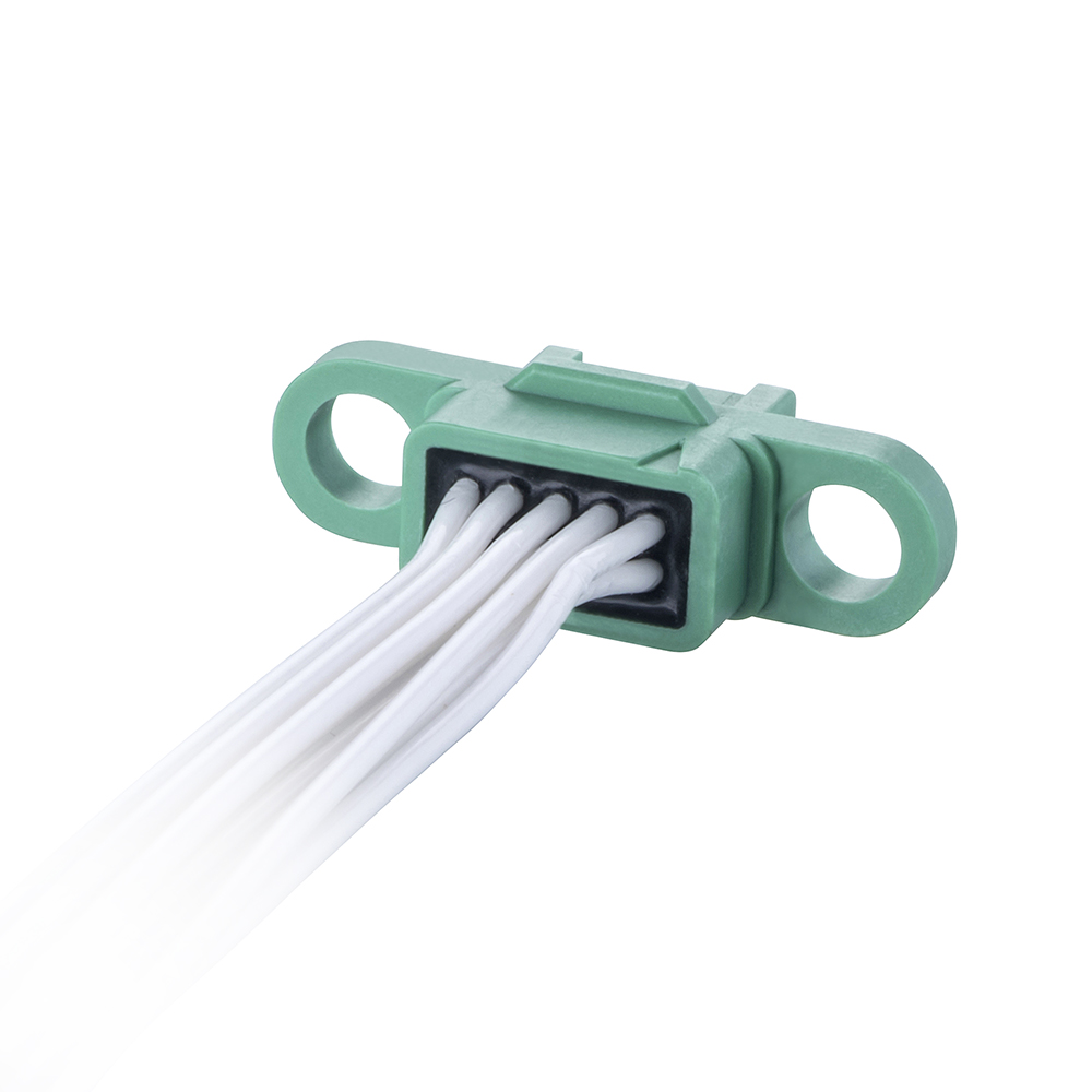 G125-FC21005F0-XXXXF0 - 5+5 Pos. Female DIL 28 AWG Cable Assembly, double-end, no Screw-Lok