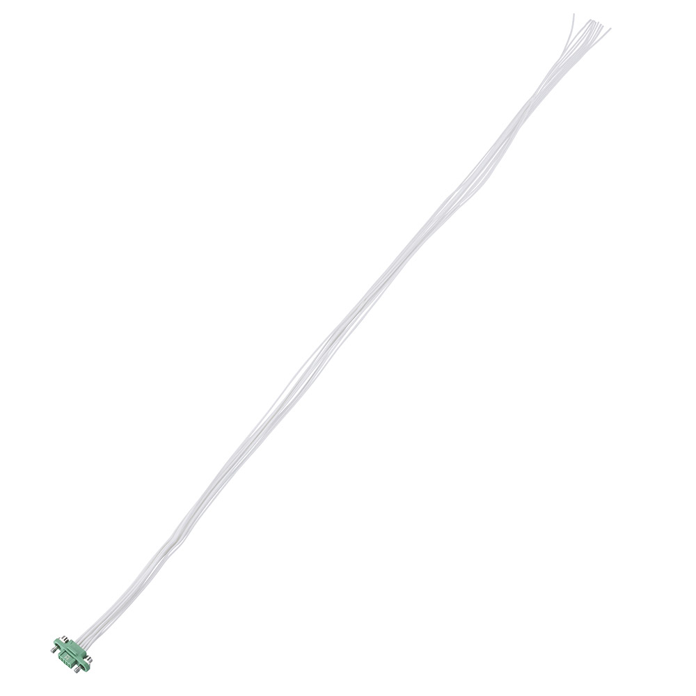 G125-FC21005F1-0450L - 5+5 Pos. Female DIL 28AWG Cable Assembly, 450mm, single-end, Screw-Lok