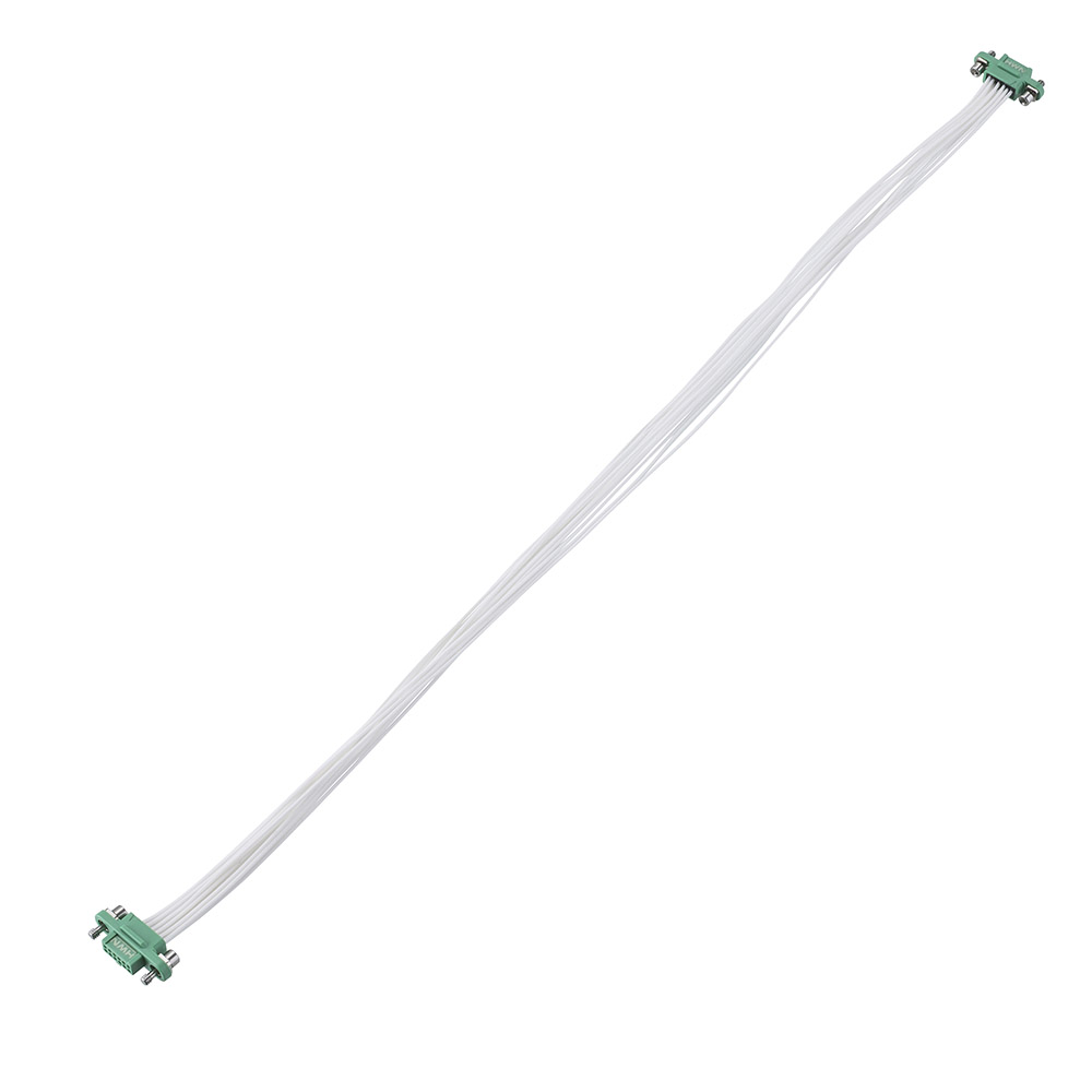 G125-FC11205F1-XXXXF1 - 6+6 Pos. Female DIL 26AWG Cable Assembly, double-end, Screw-Lok