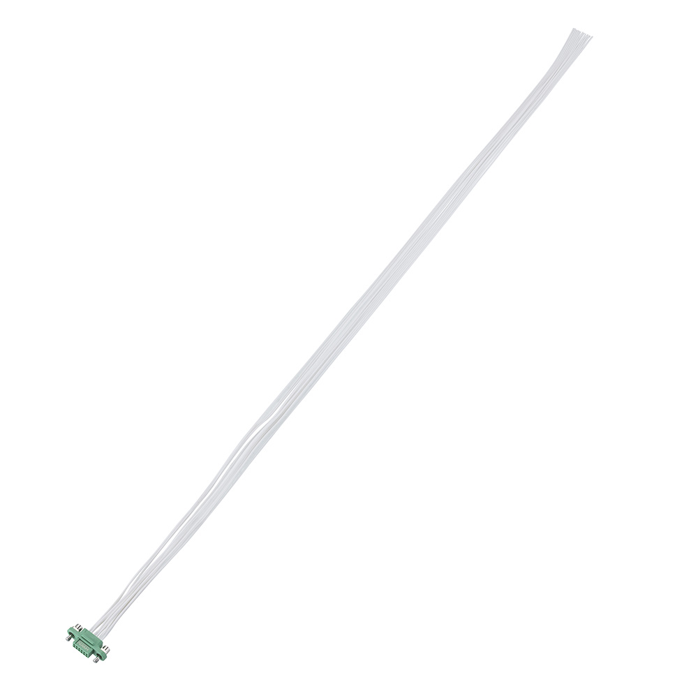 G125-FC21205F1-0450L - 6+6 Pos. Female DIL 28AWG Cable Assembly, 450mm, single-end, Screw-Lok