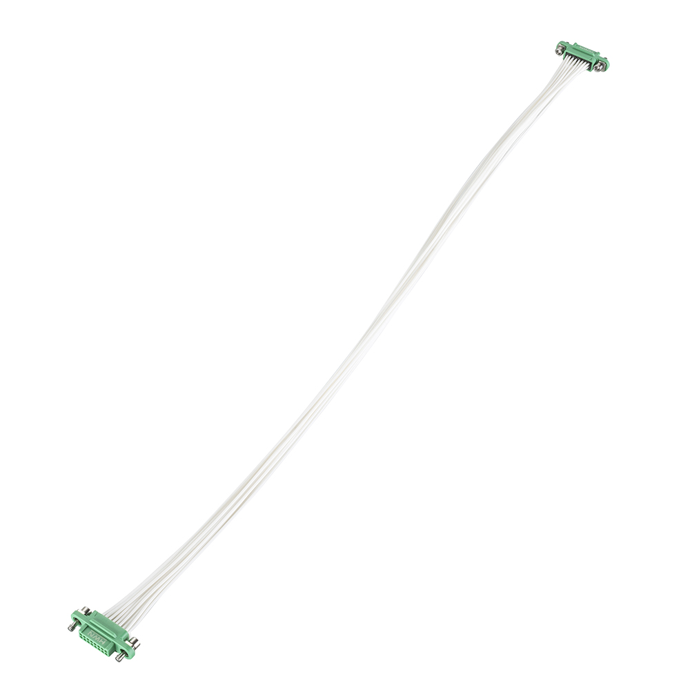 G125-FC11605F1-XXXXF1 - 8+8 Pos. Female DIL 26AWG Cable Assembly, double-end, Screw-Lok