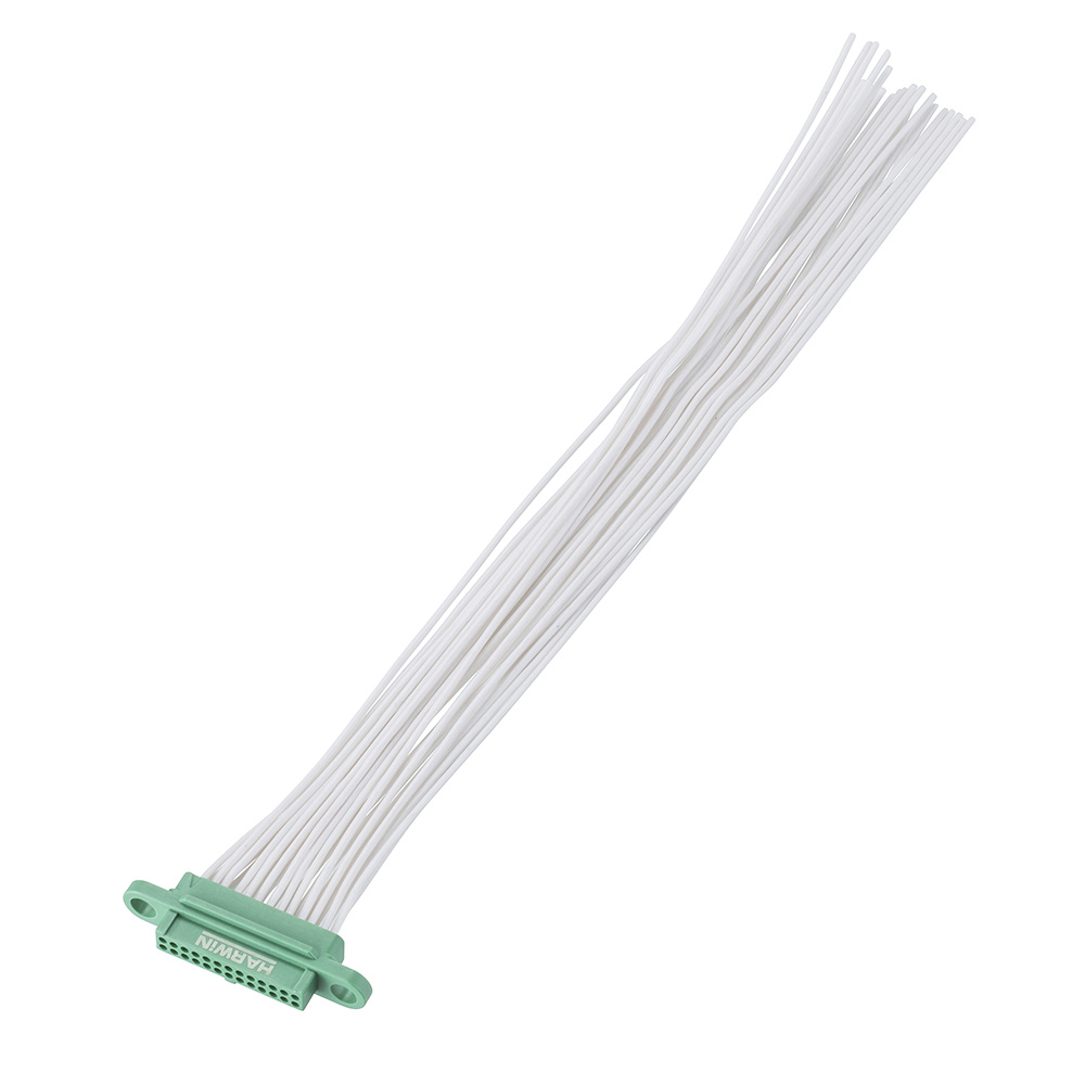 G125-FC12605F0-0450L - 13+13 Pos. Female DIL 26AWG Cable Assembly, 450mm, single-end, no Screw-Lok