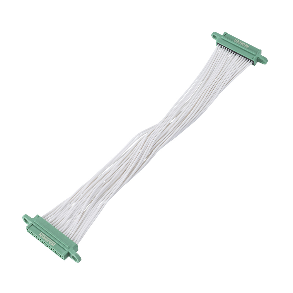 G125-FC15005F0-0150F0 - 25+25 Pos. Female DIL 26AWG Cable Assembly, 150mm, double-end, no Screw-Lok