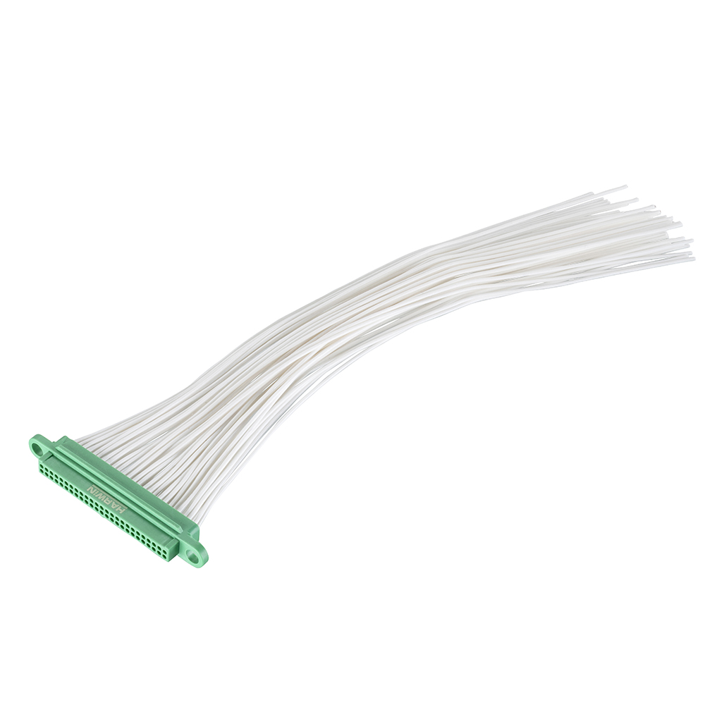 G125-FC15005F0-0150L - 25+25 Pos. Female DIL 26AWG Cable Assembly, 150mm, single-end, no Screw-Lok