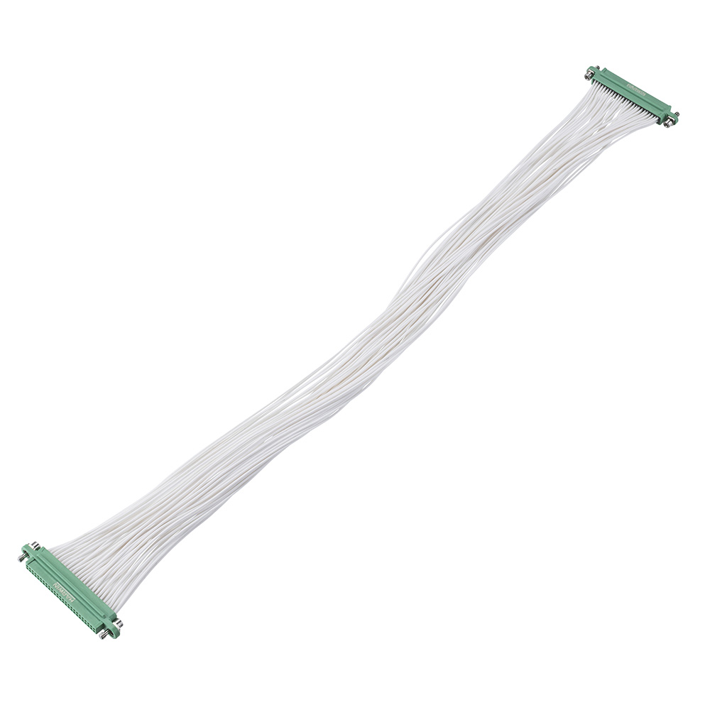 G125-FC25005F1-XXXXF1 - 25+25 Pos. Female DIL 28AWG Cable Assembly, double-end, Screw-Lok