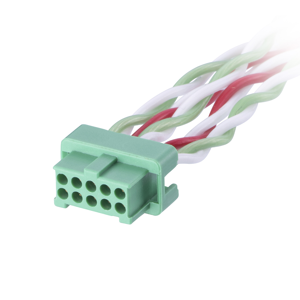 G125-FD21605L0-XXXXF - 8+8 Pos. Female DIL 28 AWG Cable Assembly, twisted pair double-end, for Latches