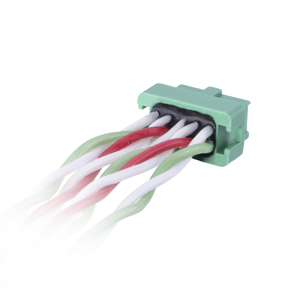 G125-MD15005L4-XXXXF - 25+25 Pos. Male-Female DIL 26AWG Cable Assembly, twisted pair, Latches