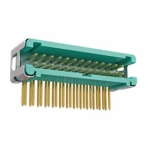 G125-MH12605L7P - 13+13 Pos. Male DIL Horizontal Throughboard Conn. no Latches