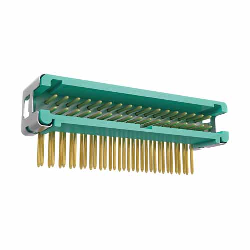 G125-MH13405L7P - 17+17 Pos. Male DIL Horizontal Throughboard Conn. no Latches