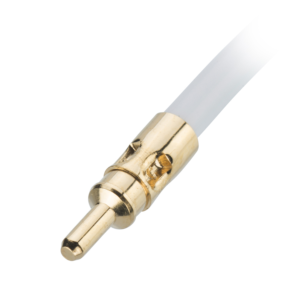 G125-MP10300L94 - Male Power Contact with 18AWG wire, 300mm, single-end