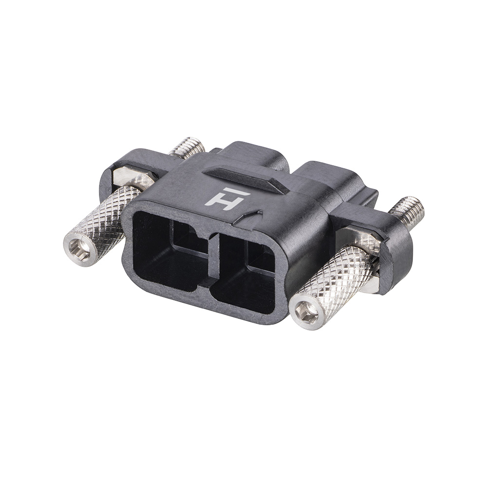 KA1-2010298F1 - 2 Pos. Female SIL Cable Housing, Thumbscrews