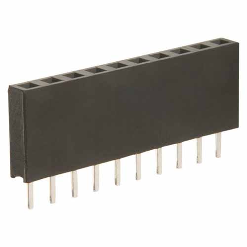 M20-7821042 - 10 Pos. Female SIL Vertical Throughboard Conn.