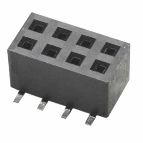 M22-6340442 - 4+4 Pos. Female DIL Vertical SMT Conn.