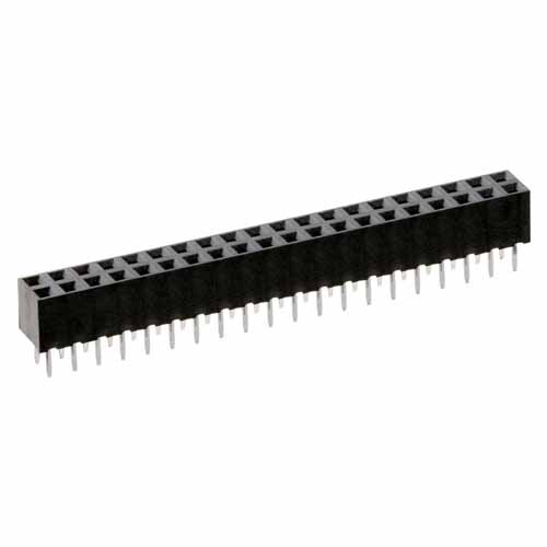 M22-7142042 - 20+20 Pos. Female DIL Vertical Throughboard Conn.