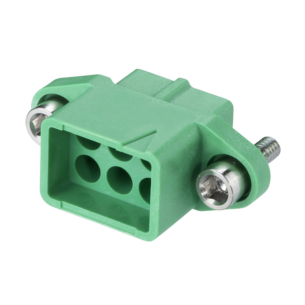 M300-2240696F2 - 3+3 Pos. Female DIL Cable Housing, Jackscrews