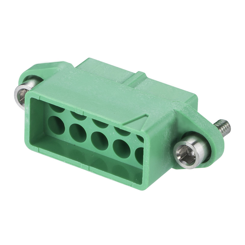 M300-2241096F2 - 5+5 Pos. Female DIL Cable Housing, Jackscrews