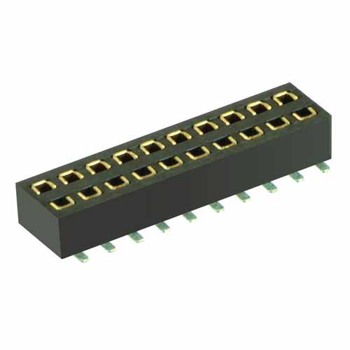 M50-3151242 - 12+12 Pos. Female DIL Vertical SMT Conn.