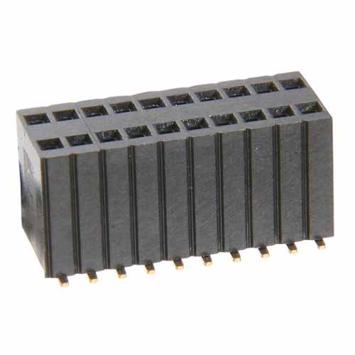 M52-5150645 - 6+6 Pos. Female DIL Vertical SMT Conn.