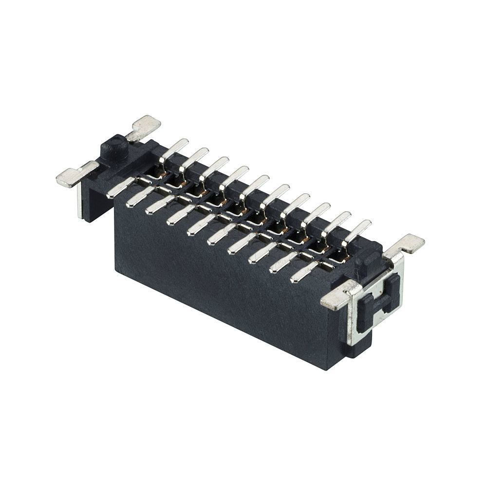 M55-6002042R - 10+10 Pos. Female DIL Vertical SMT Conn. (T+R)