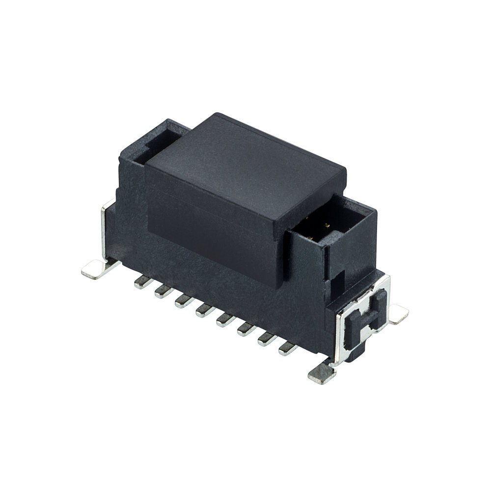 M55-7001642R - 8+8 Pos. Male DIL Vertical SMT Conn. (T+R)