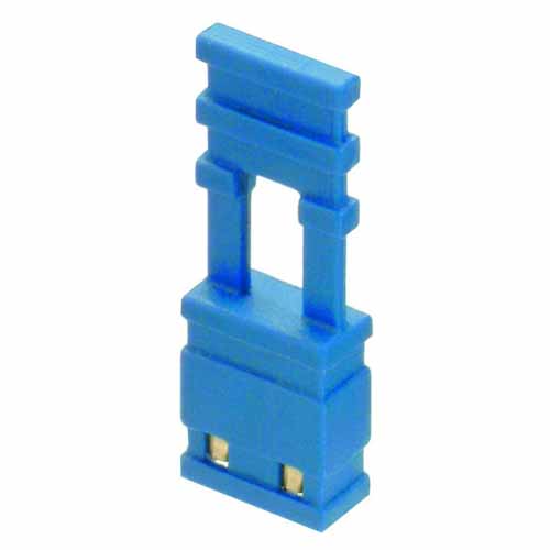 M7683-46 - 2 Pos. Female Jumper Socket, Handle Shunt, Blue