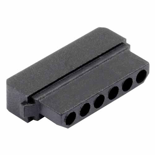 M80-1010698S - 6 Pos. Female SIL Cable Housing for Latches