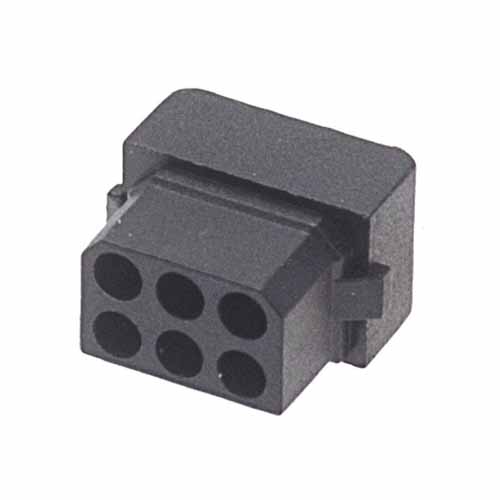 M80-1030698S - 3+3 Pos. Female DIL Cable Housing for Latches