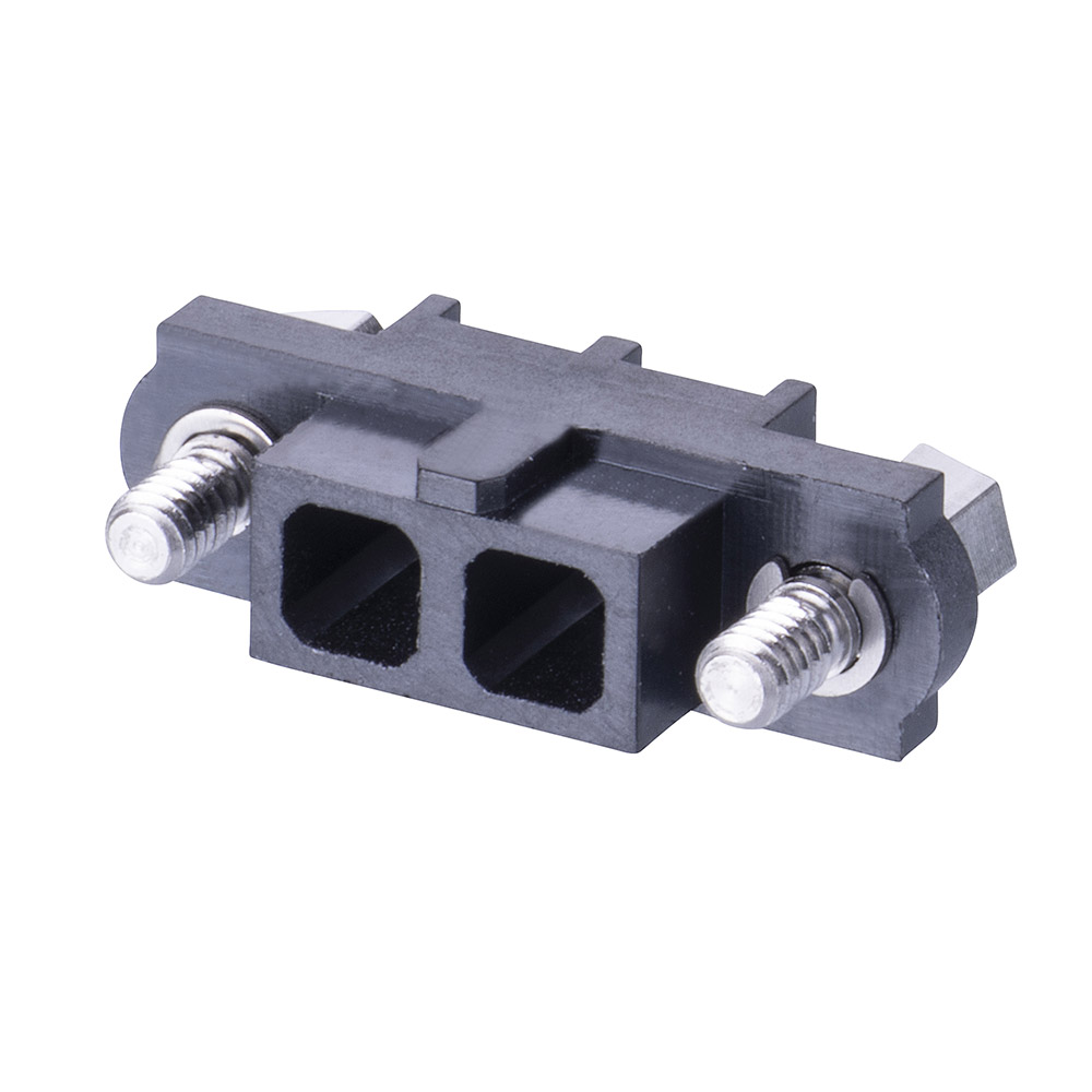 M80-263F102-00-00 - 2 Pos. Female SIL Cable Housing, Jackscrews