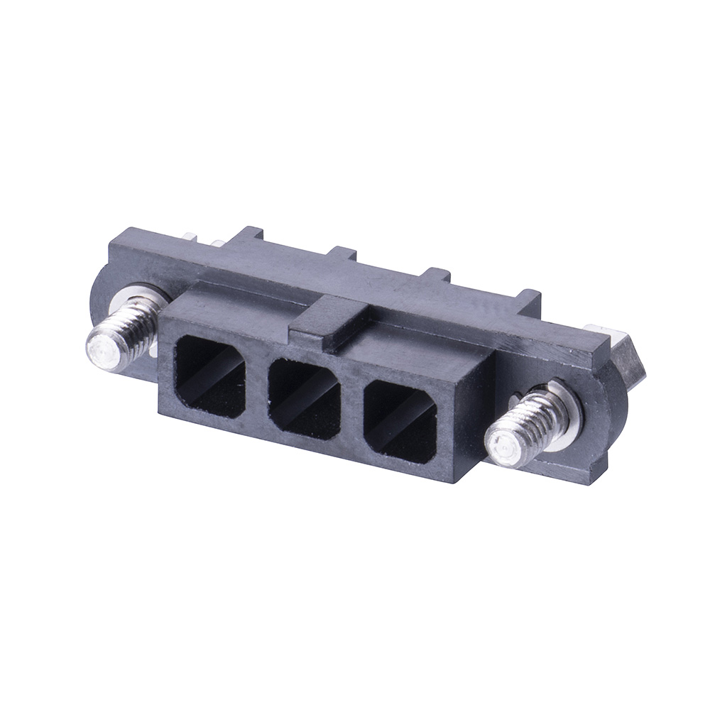 M80-263F103-00-00 - 3 Pos. Female SIL Cable Housing, Jackscrews