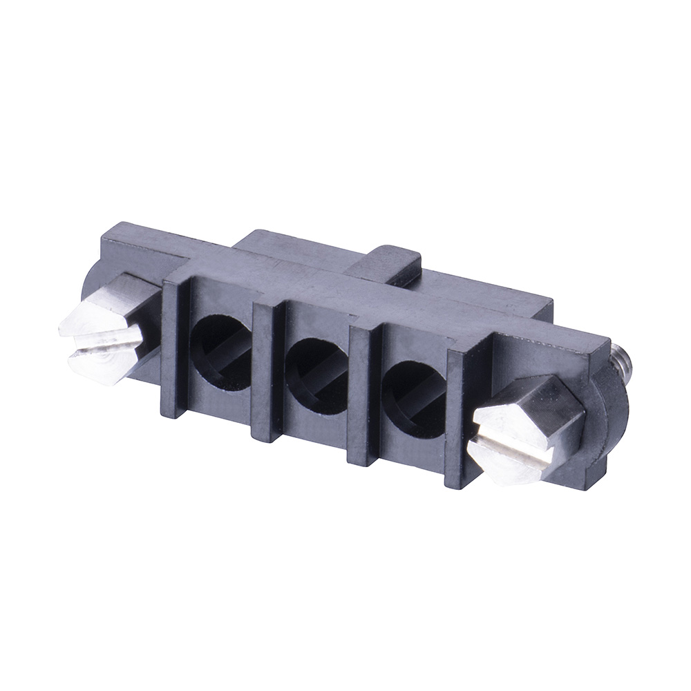 M80-263F103-00-00 - 3 Pos. Female SIL Cable Housing, Jackscrews