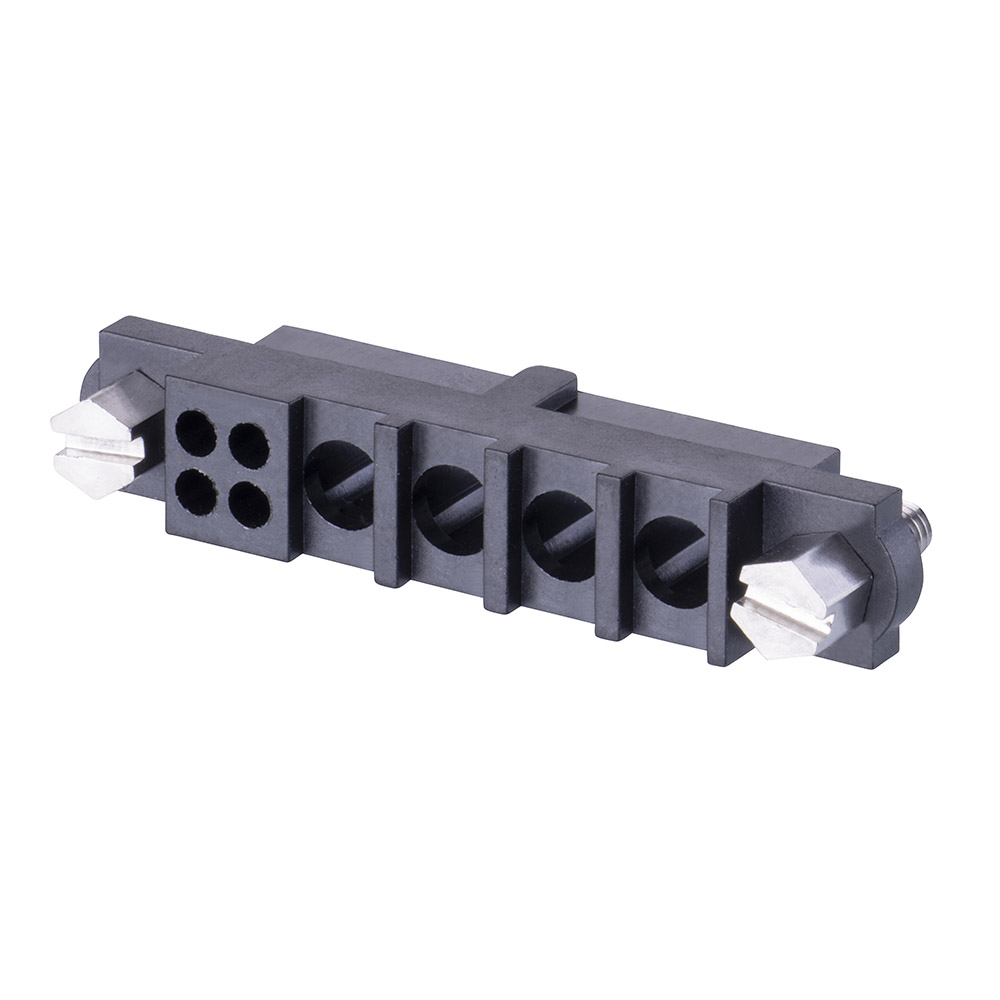 M80-263F104-04-00 - 4+4 Pos. Female Cable Housing, Jackscrews