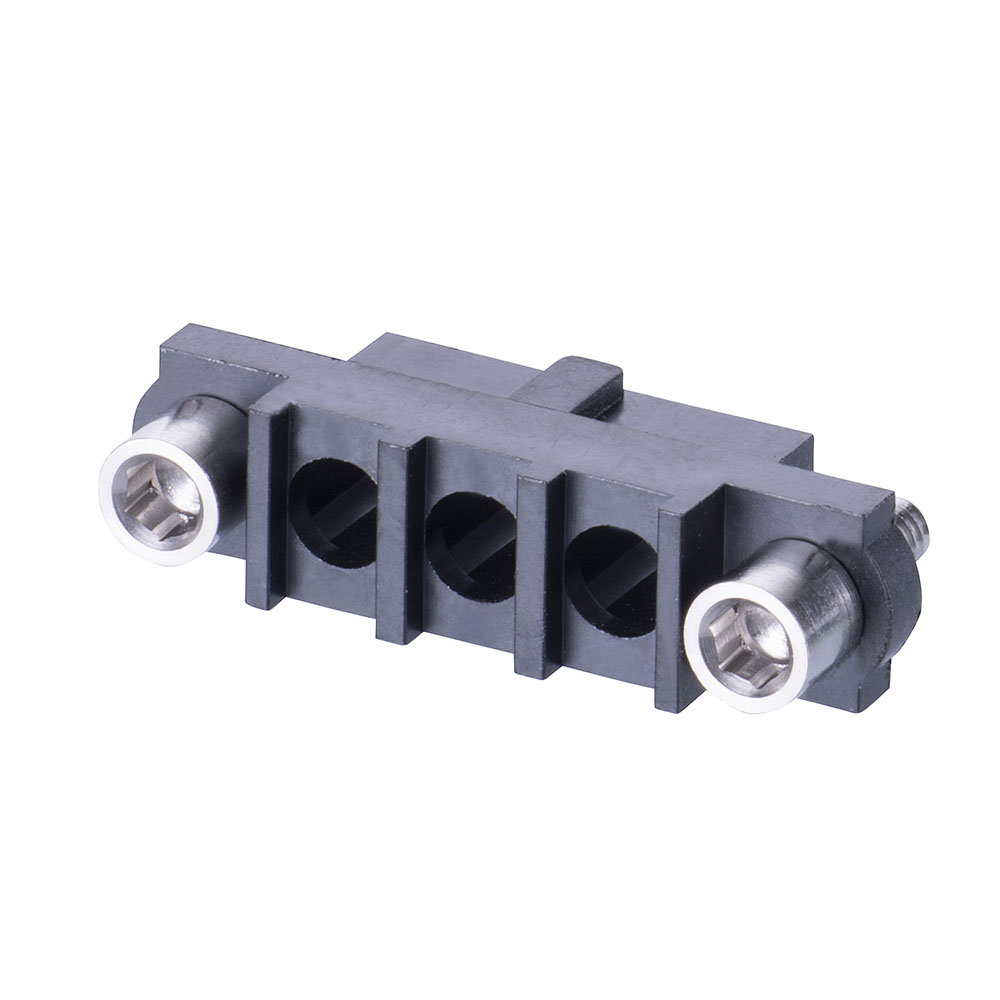 M80-263F203-00-00 - 3 Pos. Female SIL Cable Housing, Jackscrews