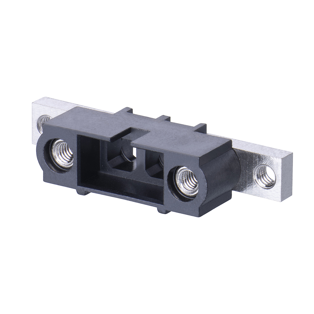 M80-273MU02-00-00 - 2 Pos. Male SIL Cable Housing, Panel Mount