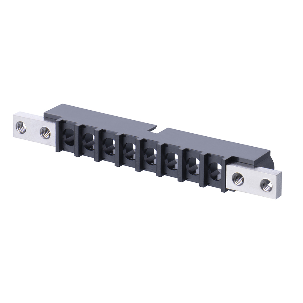 M80-273MU08-00-00 - 8 Pos. Male SIL Cable Housing, Panel Mount
