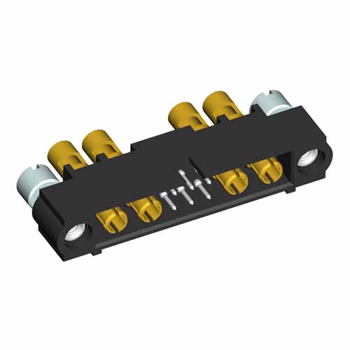 M80-5C10605M2-02-336-02-336 - 6+4 Pos. Male 24-28AWG+14AWG Cable Conn. Kit, Panel Mount