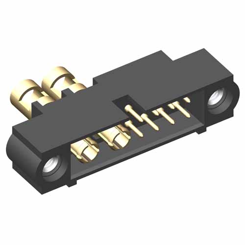 M80-5C10805M1-00-000-02-335 - 8+2 Pos. Male 24-28AWG+12AWG Cable Conn. Kit, Jackscrews