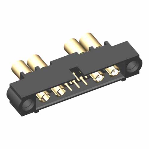 M80-5D1060500-02-317-02-335 - 6+2+2 Pos. Male 22AWG+RG174/179/316+12AWG Cable Conn. Kit, No Jackscrews