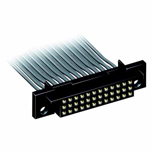 M80-7084505 - 15 x 3-Row Female 24-28AWG Cable Conn. Kit, No Jackscrews