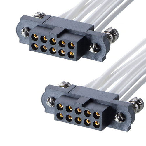 M80-FB13205FC-XXXXFC - 16+16 Pos. Female T-Contact DIL 22AWG Cable Assembly, double-end, 101Lok